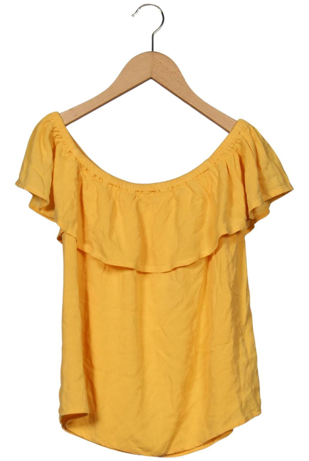 ICHI Damen T-Shirt Orange Größe XS Viskose 3