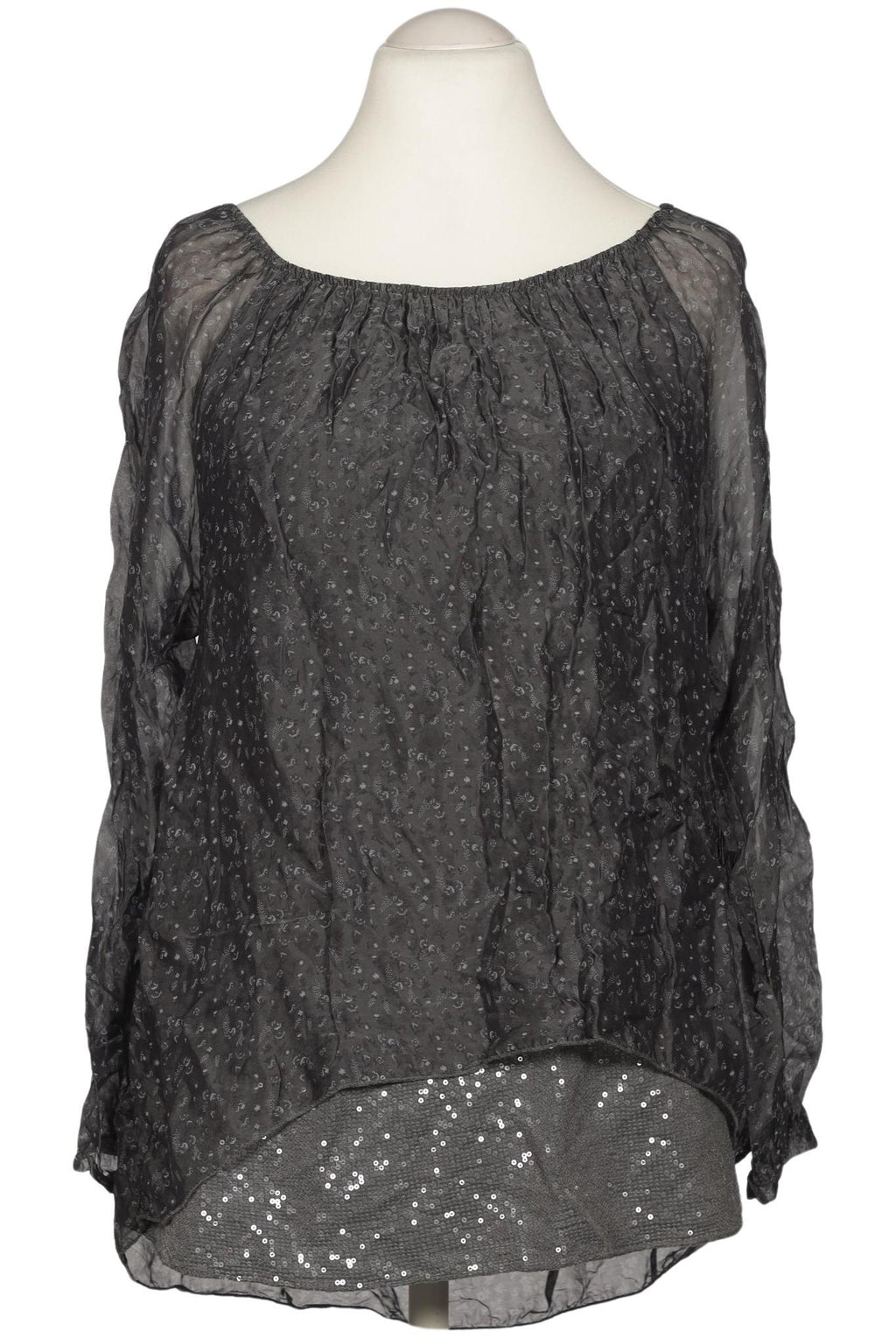 iSILK Damen Bluse Gray M 2