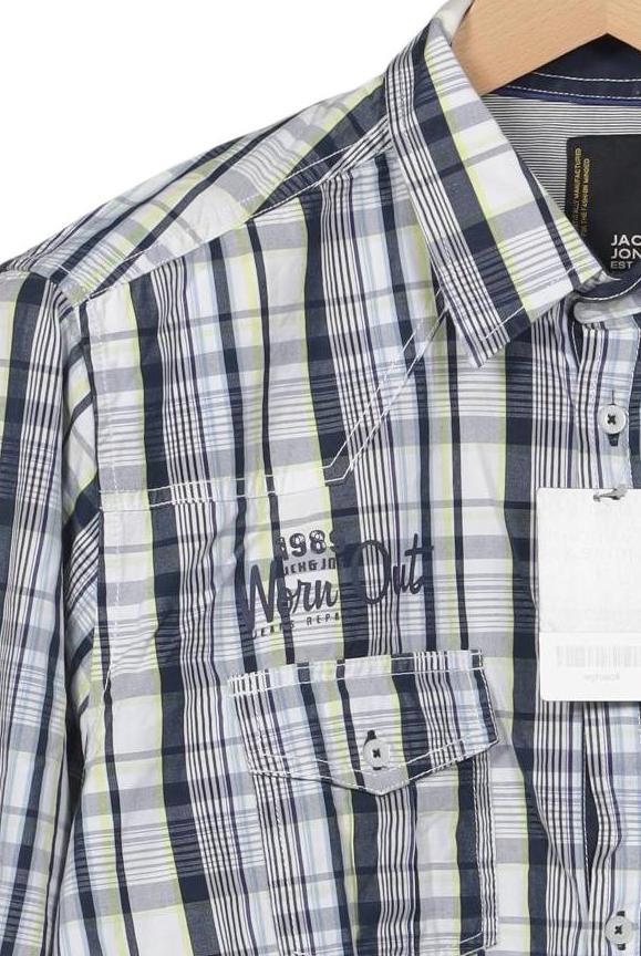 Jack & Jones Herrenhemd Marineblau XXL Baumwolle 9