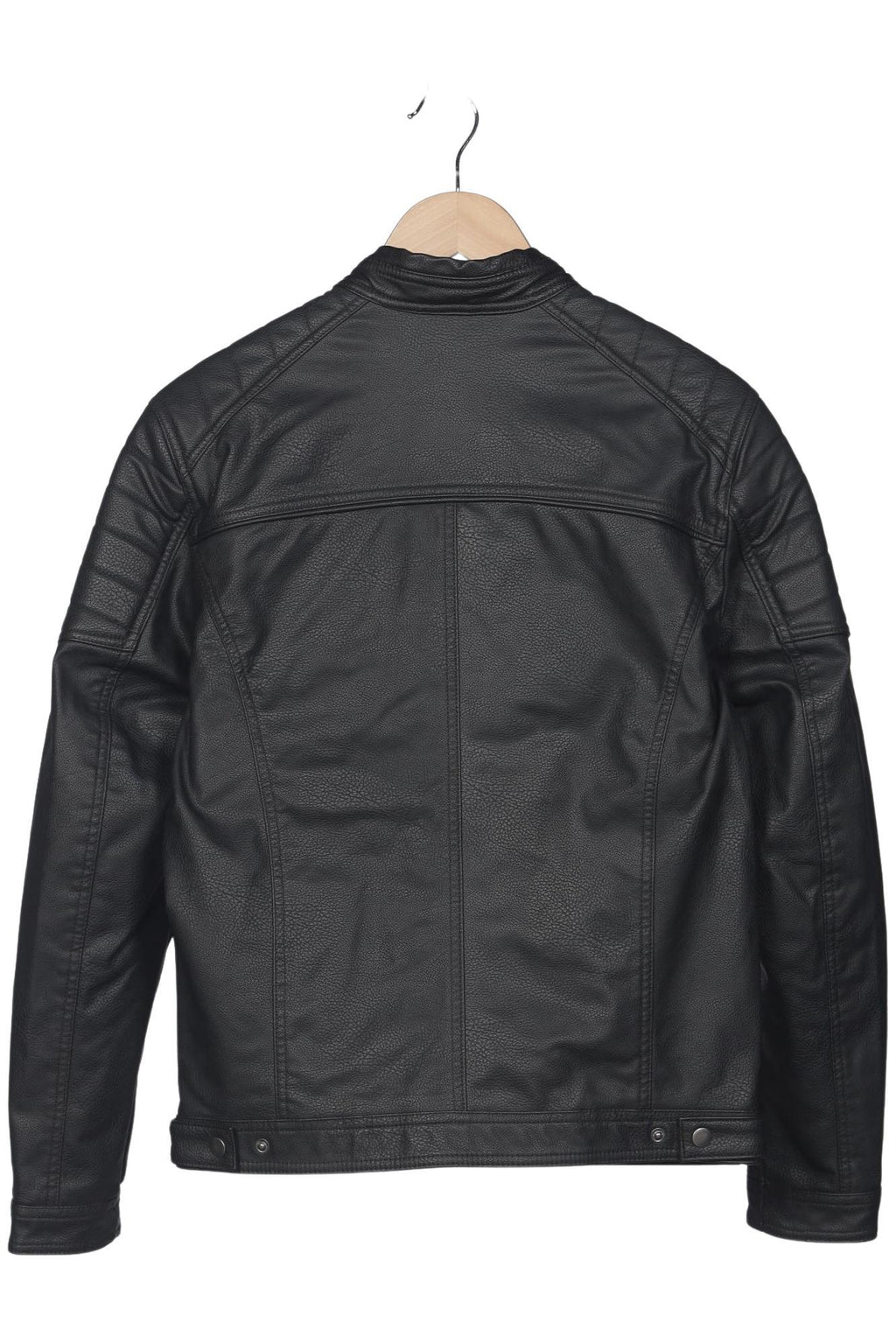 Jack & Jones Men Jacket Black Size S Synthetic Leather 3