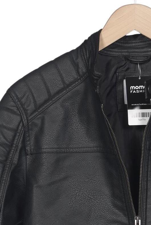 Jack & Jones Men Jacket Black Size S Synthetic Leather 4