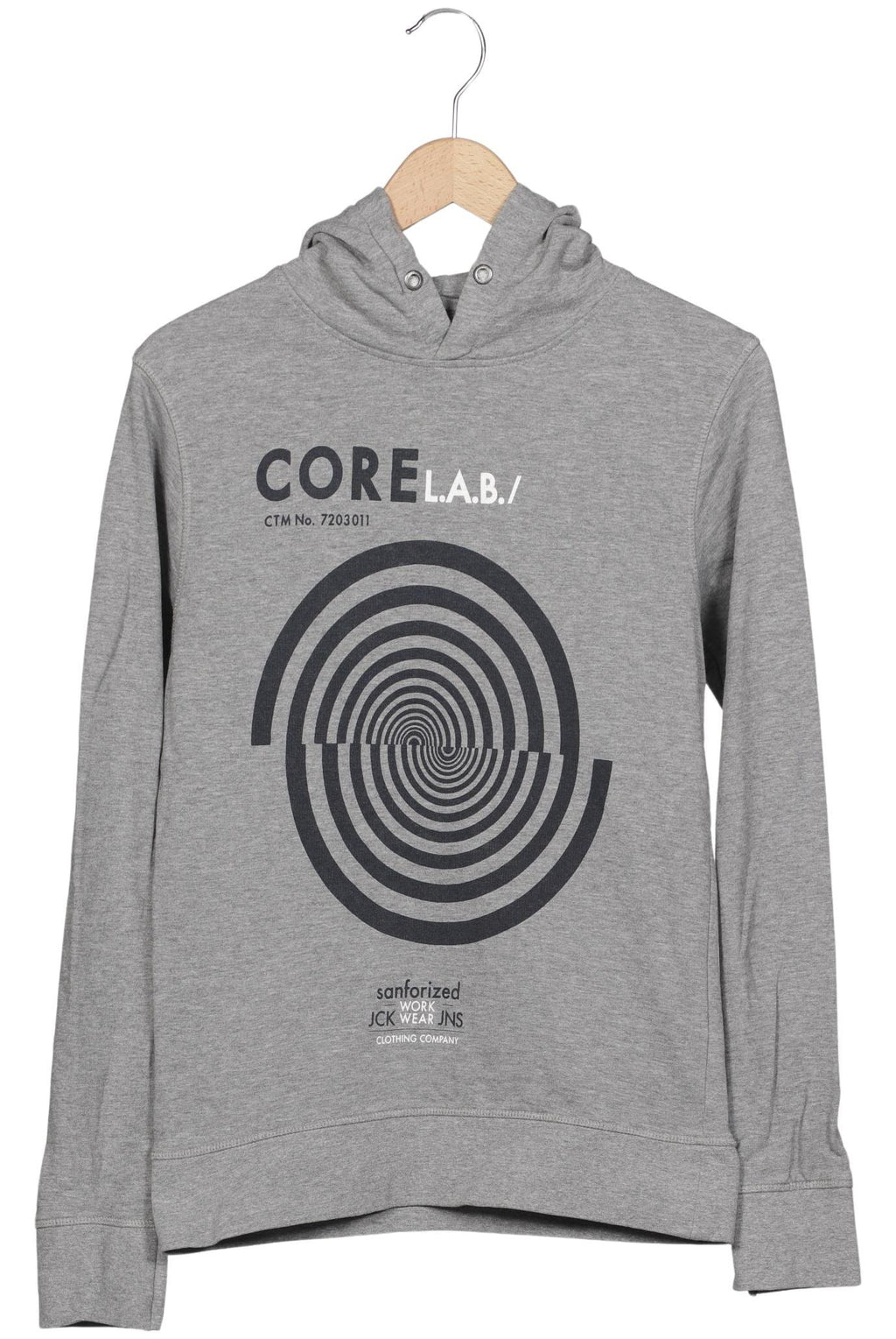Jack & Jones Hoodie Gray Size S 5