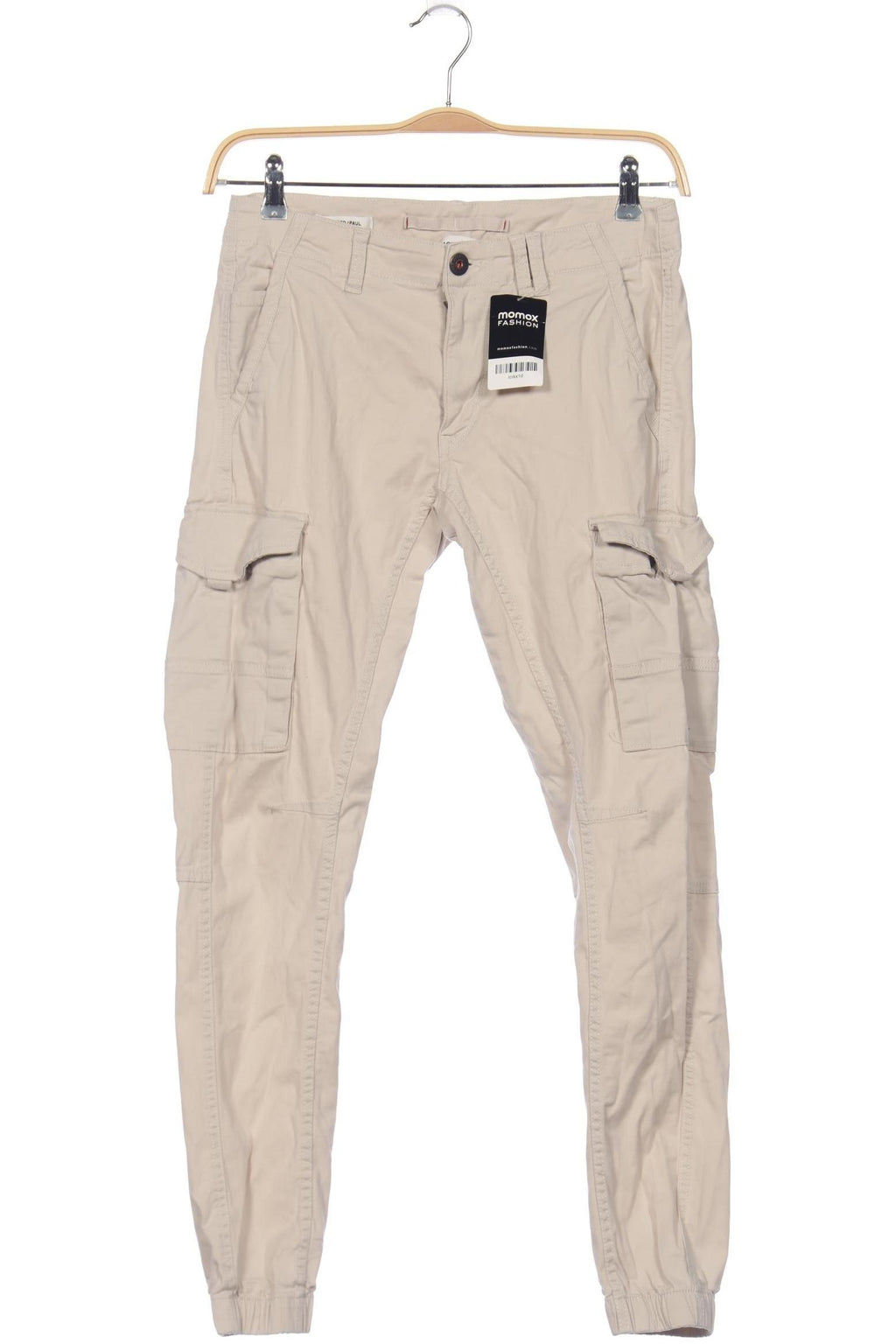 Jack & Jones Men Trousers Cream White W32 Cotton 5