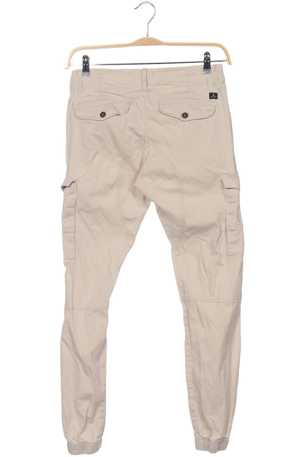 Jack & Jones Men Trousers Cream White W32 Cotton 6