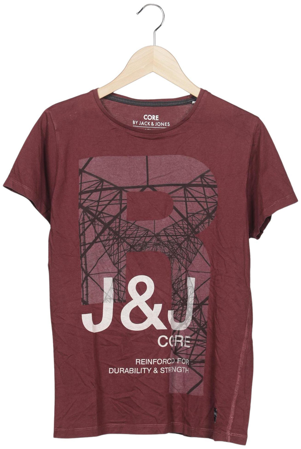 Jack & Jones T-Shirt Bordeaux Size S 2