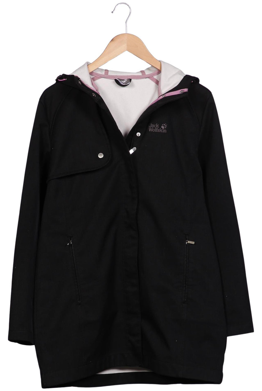 Jack Wolfskin Women Coat Black Size L Synthetic 9