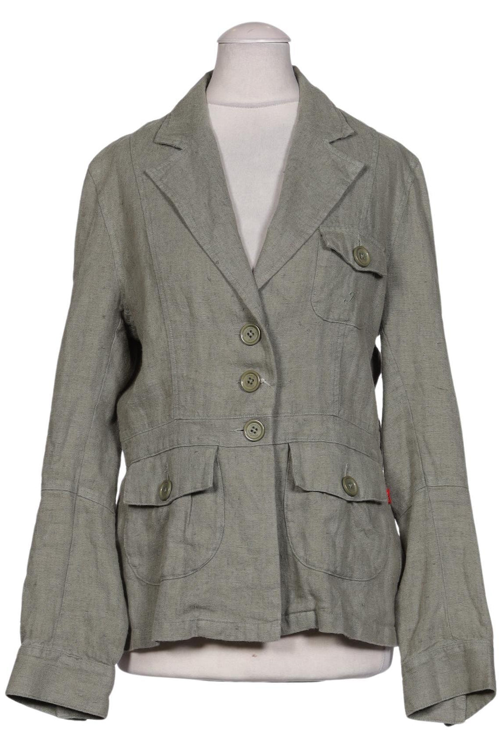 Jackpot Women's Blazer Green EU 36 Linen 2