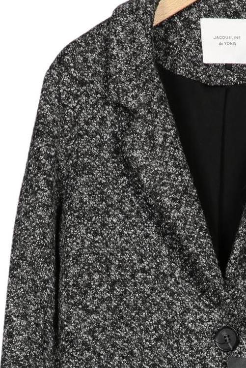 Jacqueline de Yong Women Coat Gray Size S 7