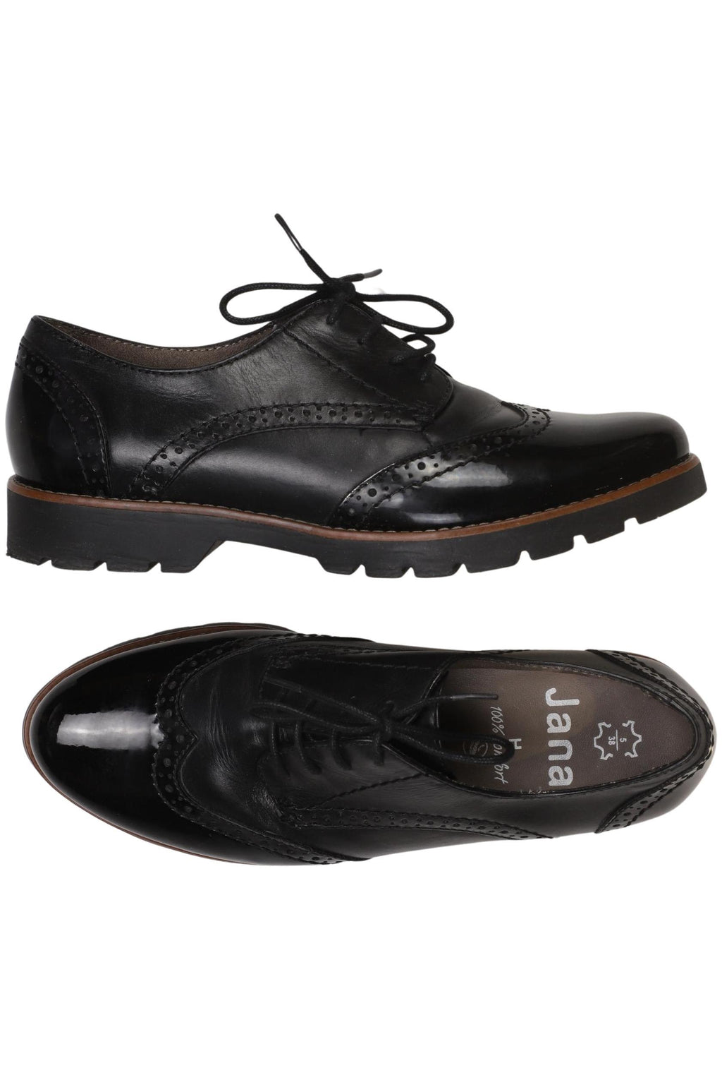 Jana Women's Half Shoe Black EU 38 2