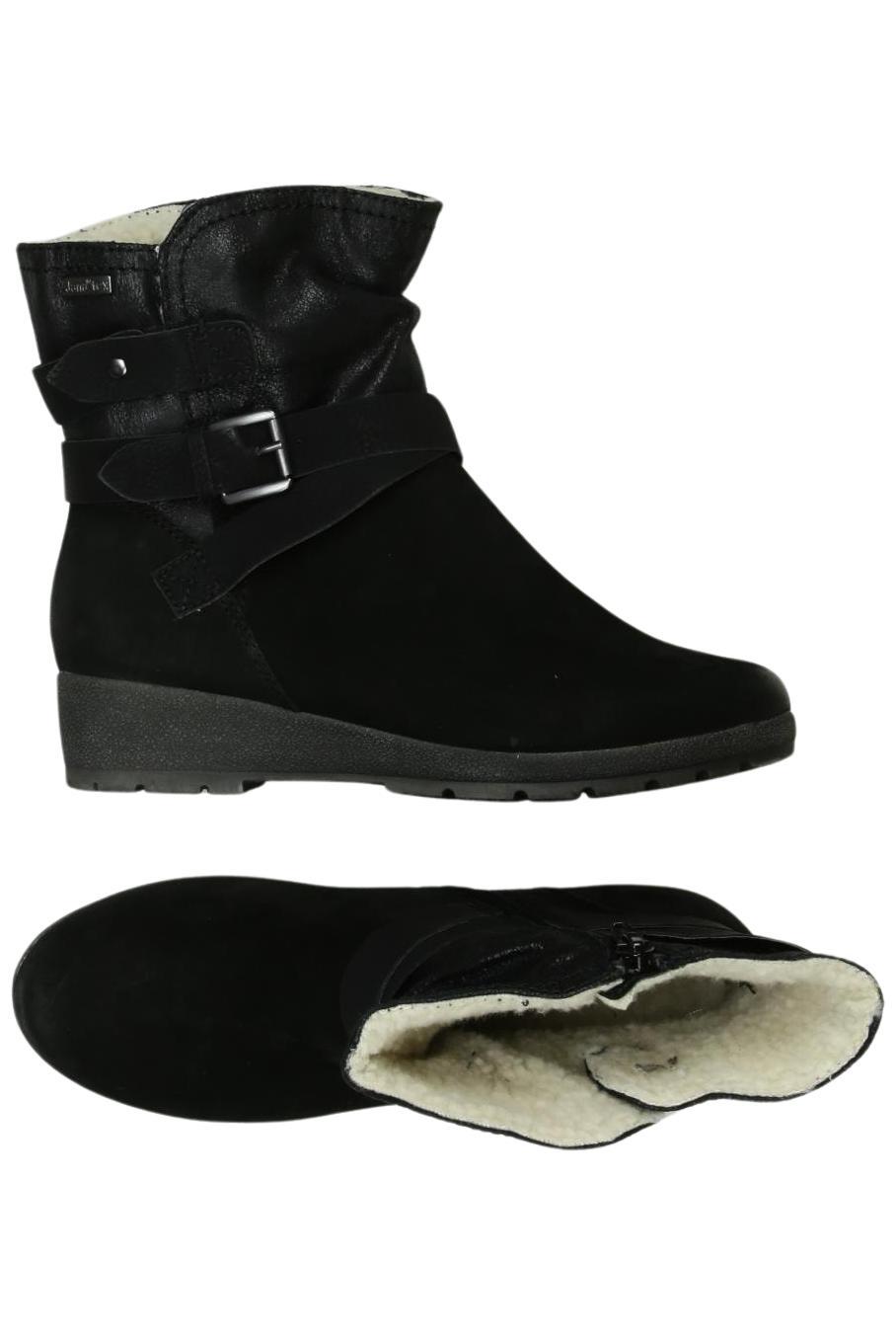 Jana Women's Ankle Boot Black EU 37 Leather 2