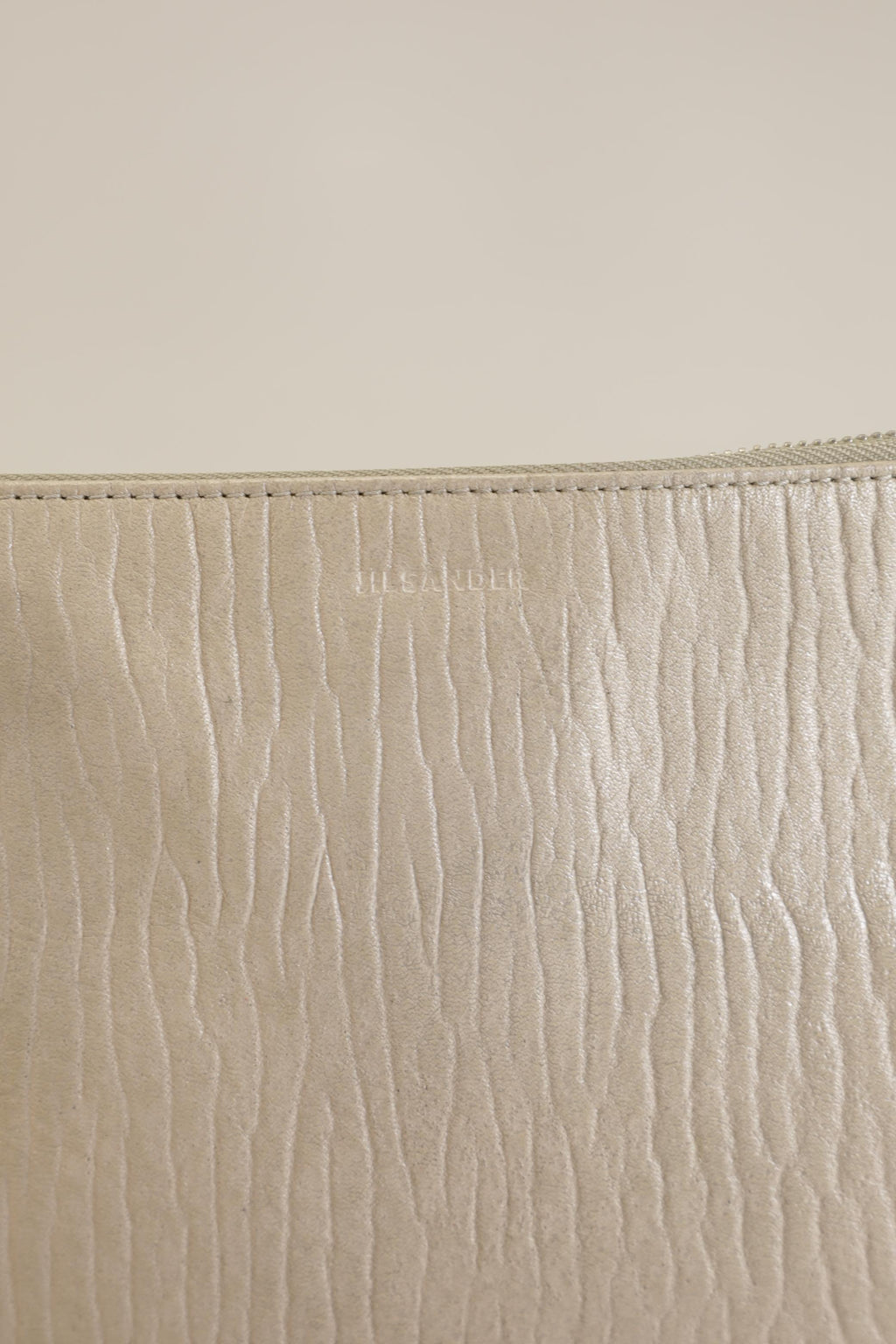 Jil Sander Small Leather Handbag Beige 4