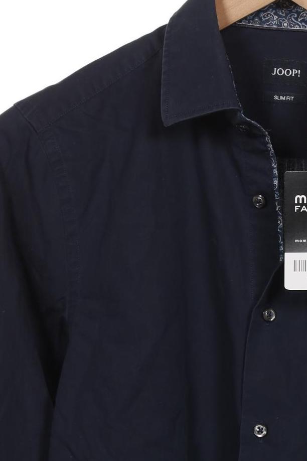 JOOP! Men's Shirt Navy 38 Cotton 10