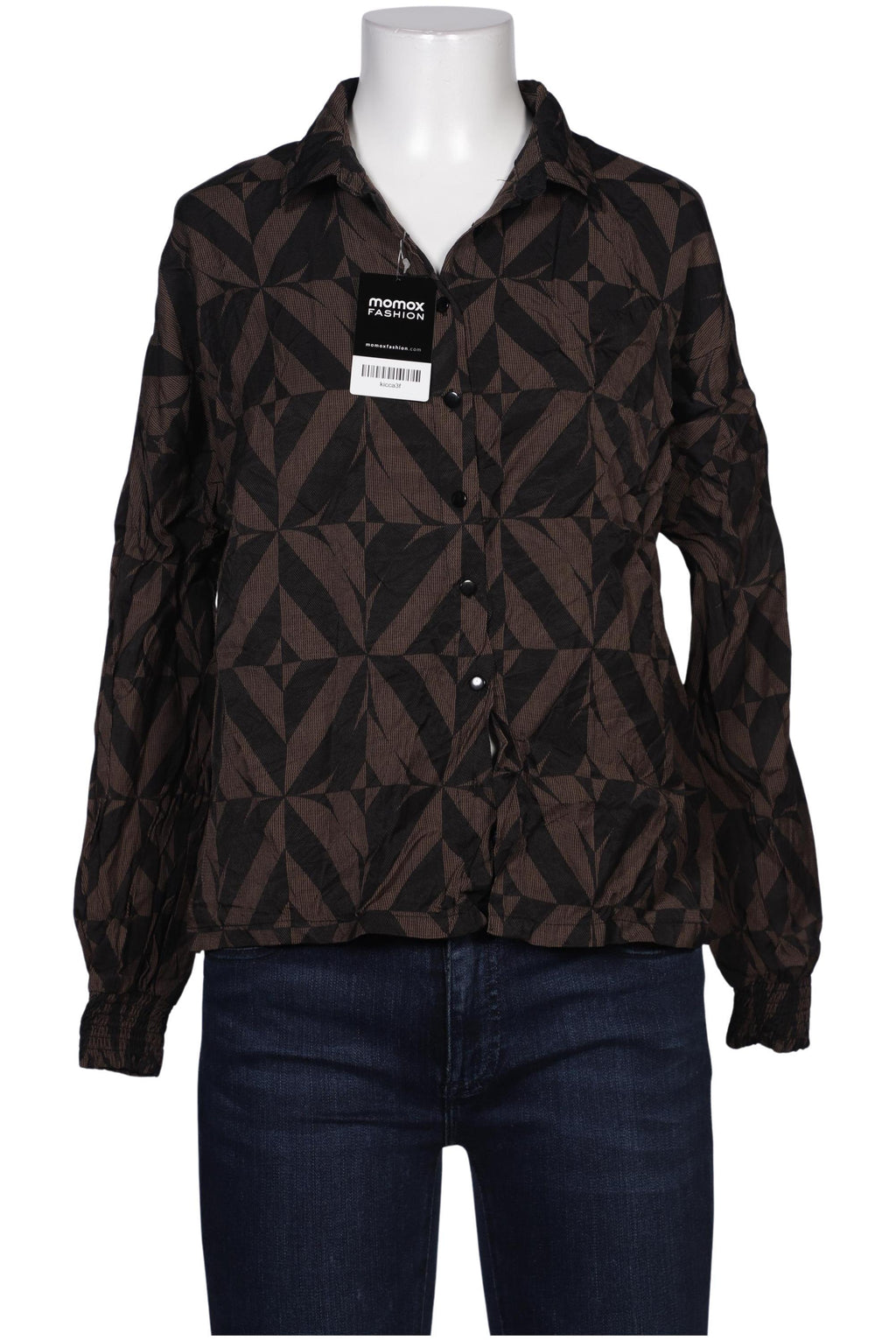 Kaffe Damen Bluse Braun EU 36 Viskose 4