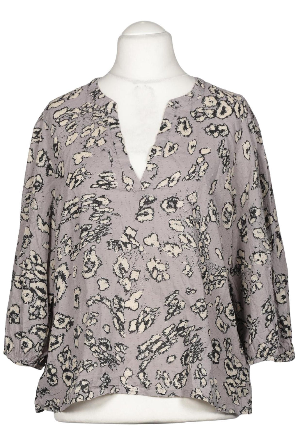 Kaffe Damen Bluse Grau EU 44 Baumwolle 2