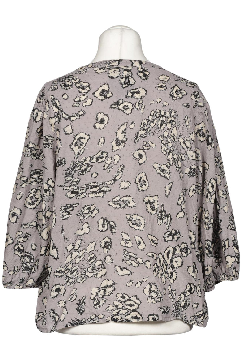 Kaffe Damen Bluse Grau EU 44 Baumwolle 3