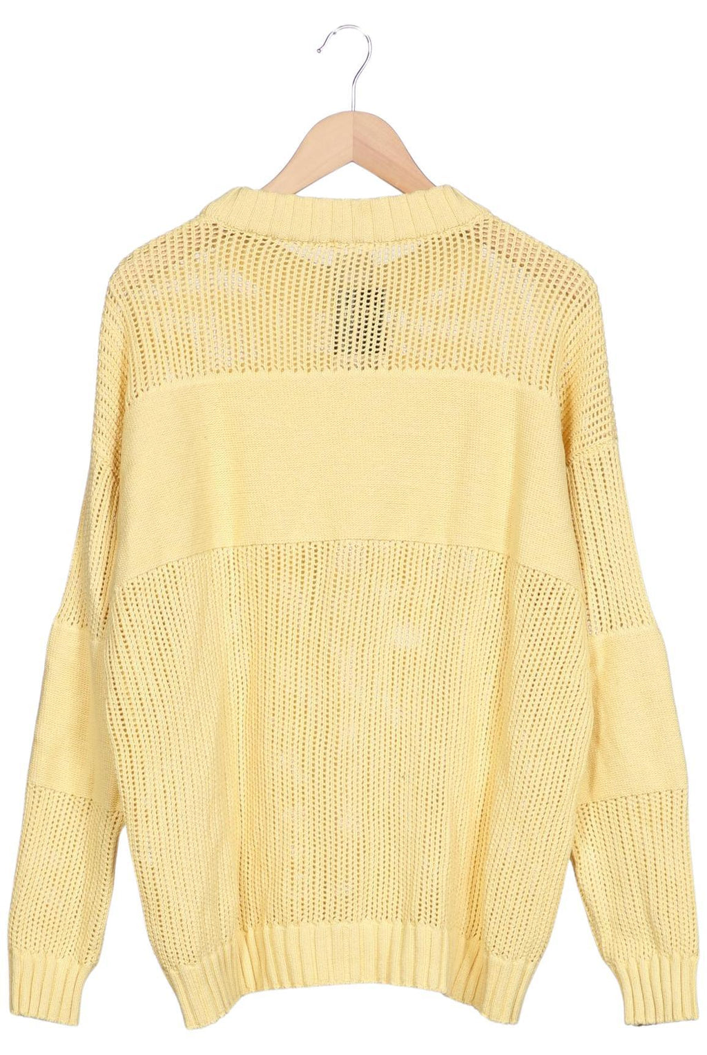 Karo Kauer Damen Pullover Gelb Gr. S 3
