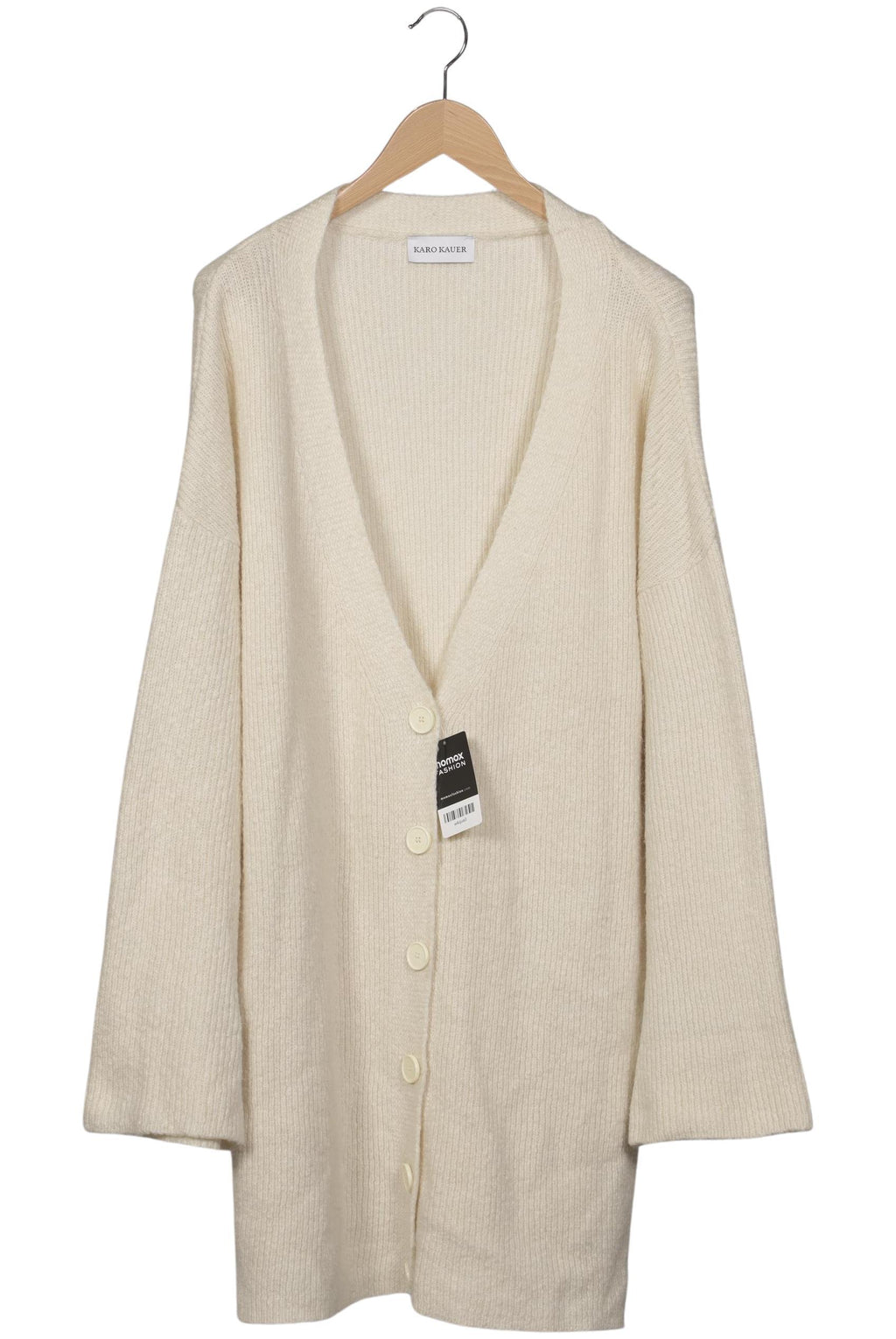 Karo Kauer Women's Cardigan Cream White Size L 4