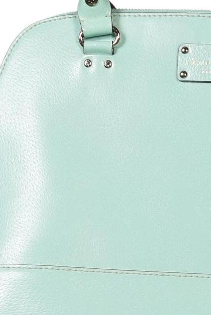 Kate Spade Tote Leather Turquoise 4
