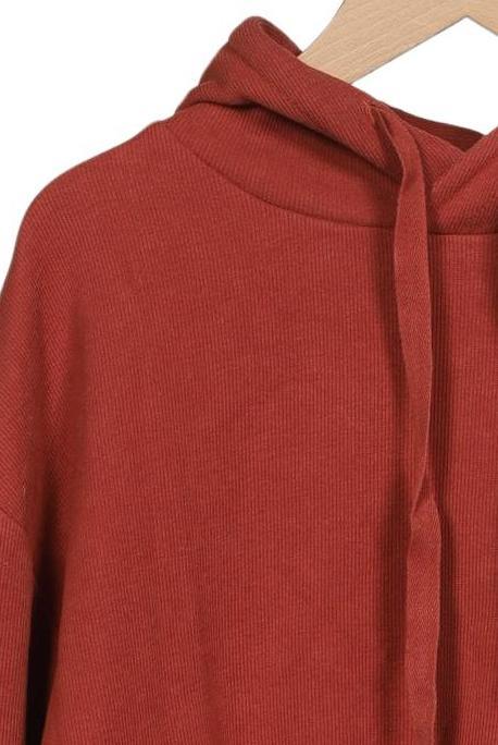 Kauf dich glucklich Damen Hoodie Brown L 4