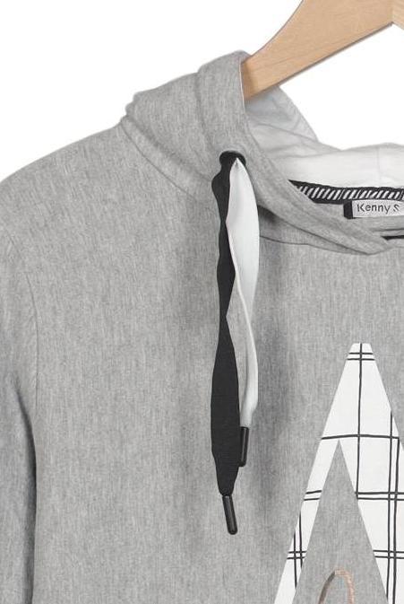 Kenny S Women Hoodie Gray EU 42 4