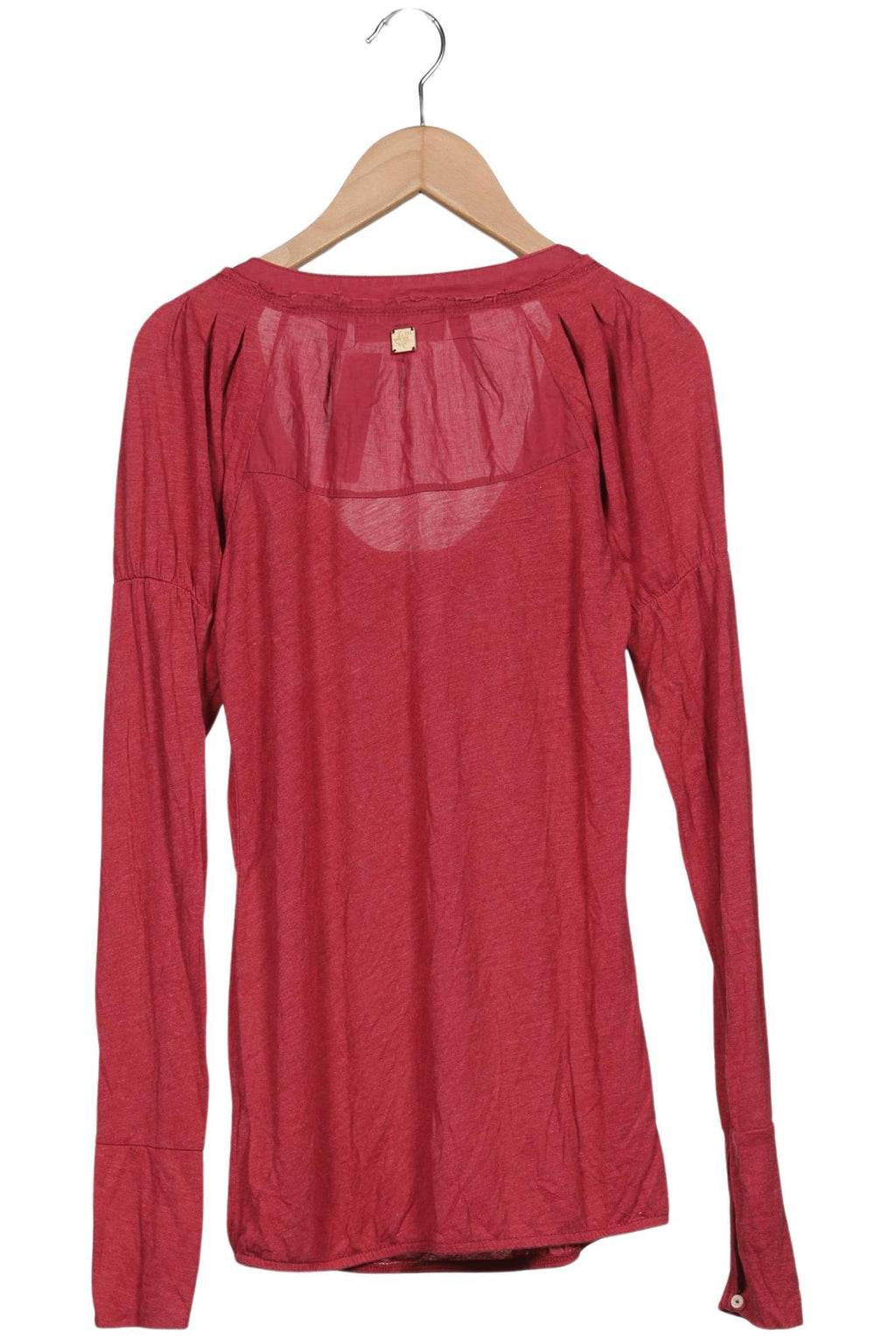 Khujo Chemise Femme Manches Longues Rouge Taille S 3