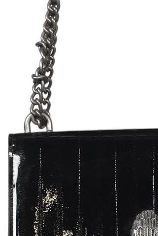 Kurt Geiger Damen kleine Ledertasche Schwarz 7