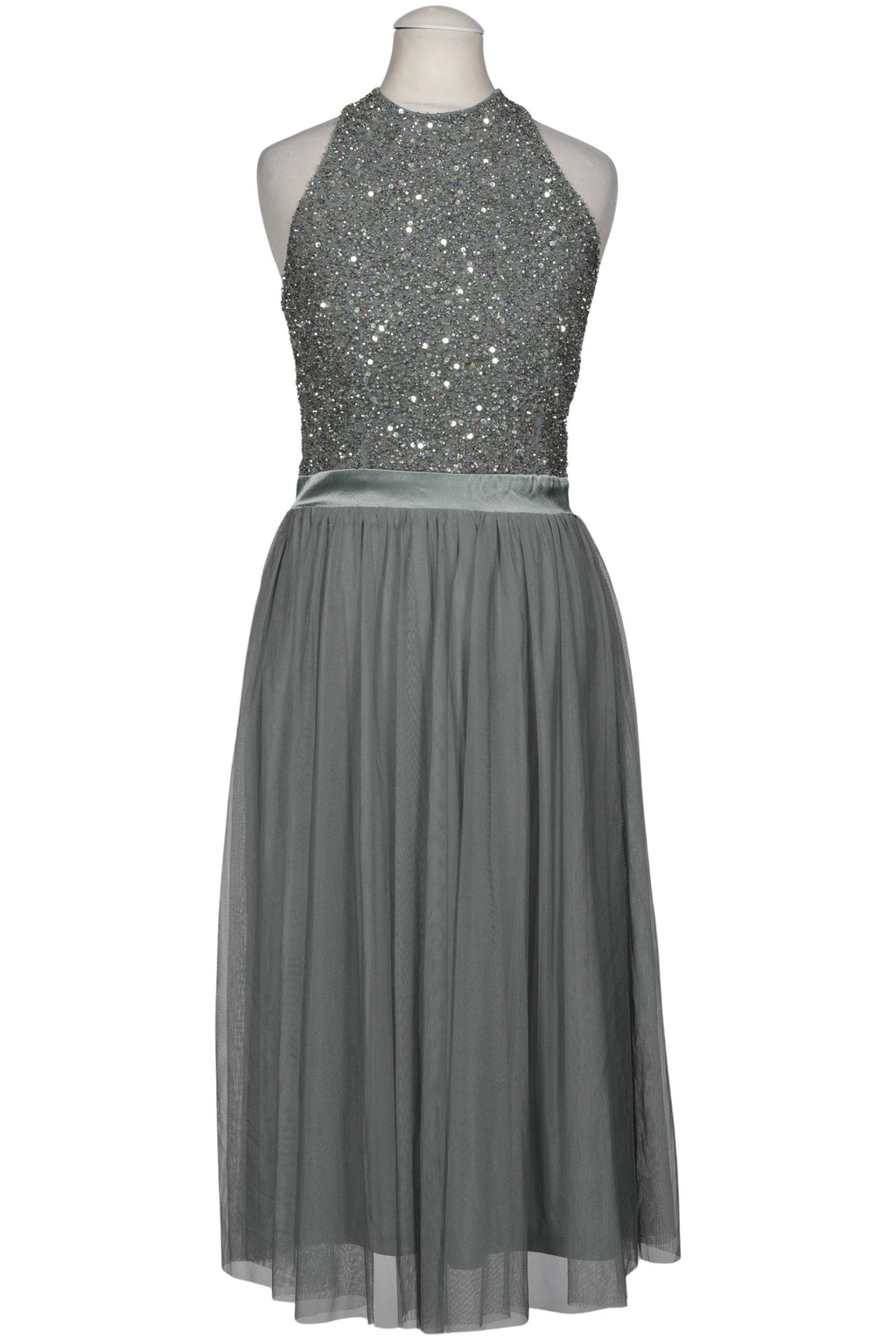 Lace & Beads Dress Gray XXS 2