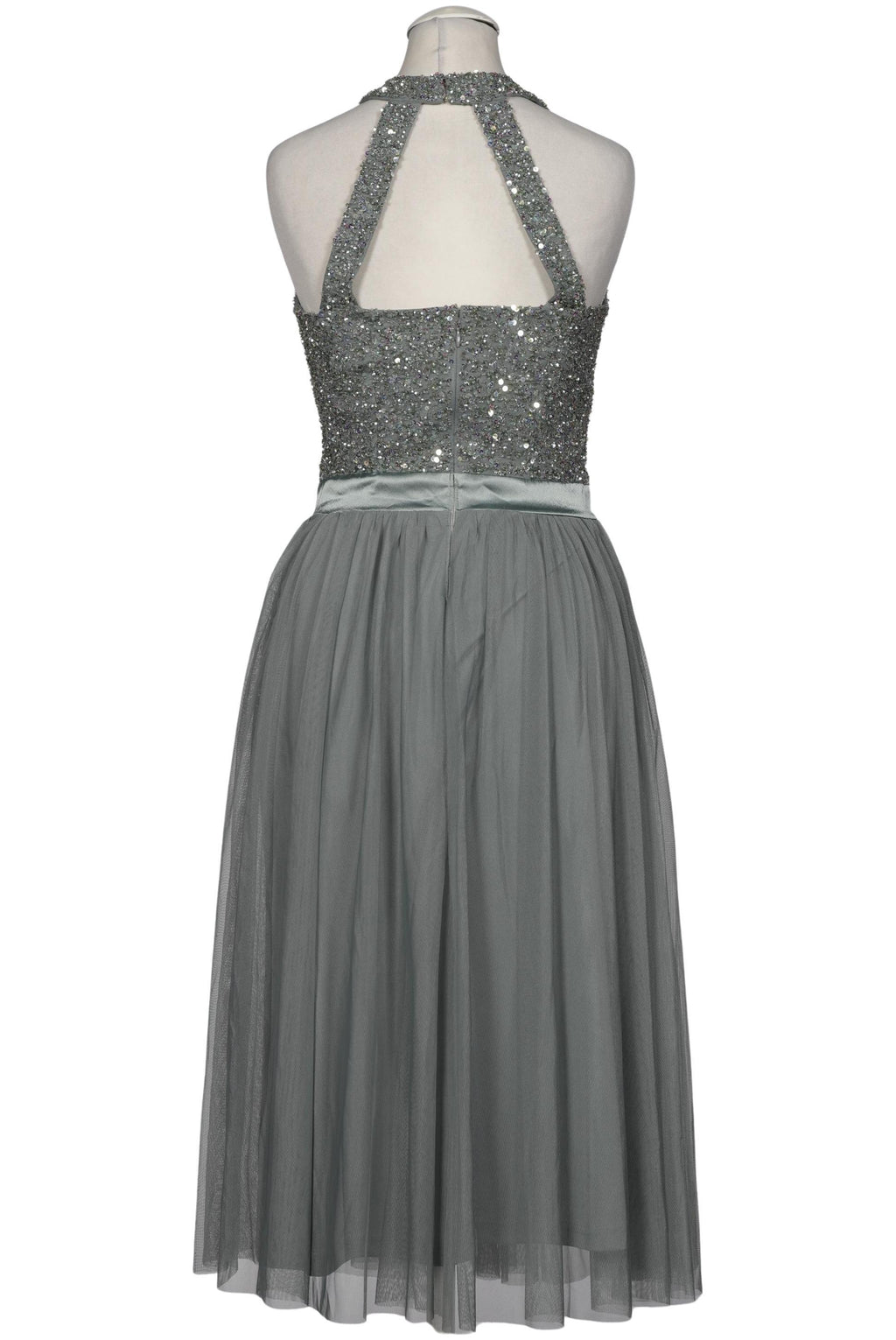 Lace & Beads Dress Gray XXS 3
