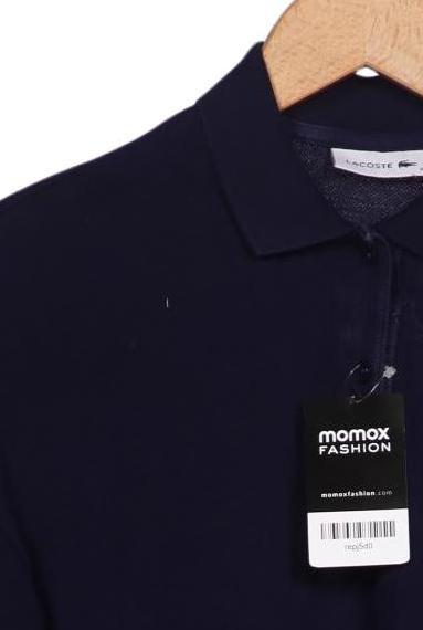 Lacoste Women Polo Shirt Navy Blue Size S Cotton 3