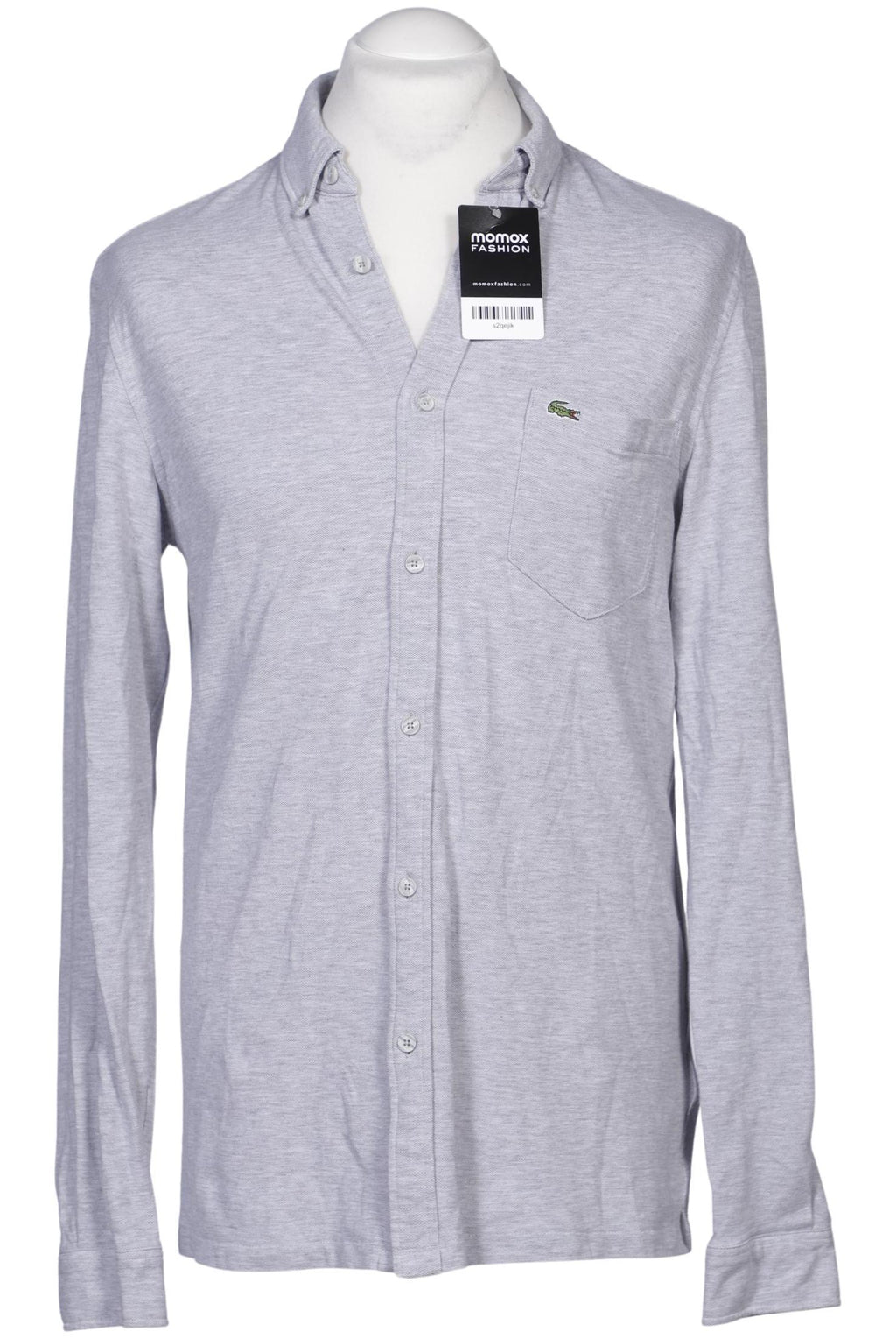 Lacoste Men Shirt Gray 40 Cotton 8