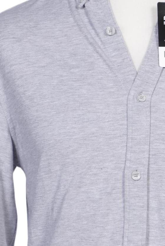 Lacoste Men Shirt Gray 40 Cotton 10