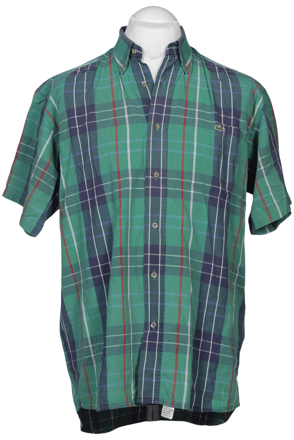 Lacoste Men Shirt Green Size 39 Cotton 4