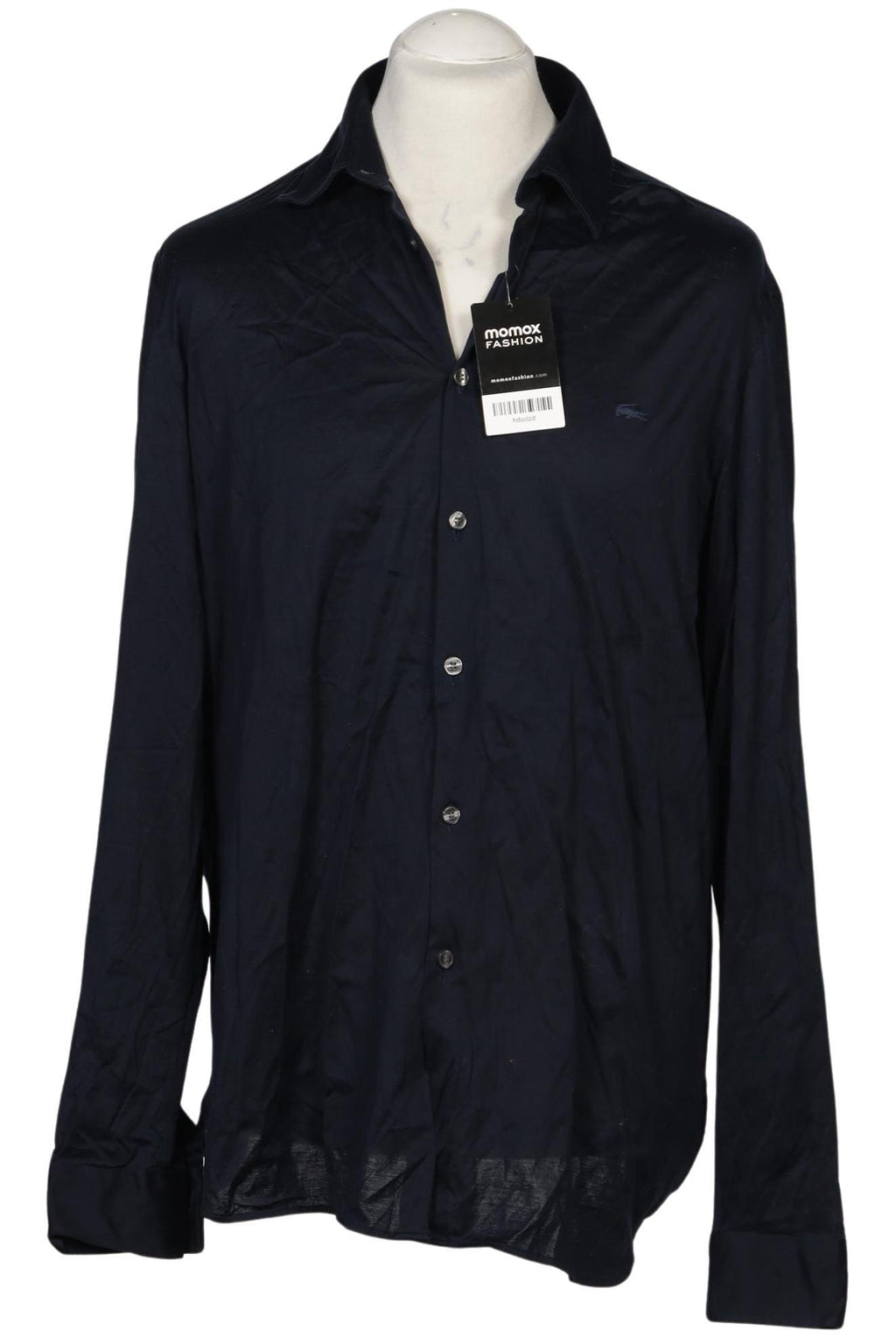 Lacoste Herrenhemd Marineblau Gr. 43 Baumwolle 3