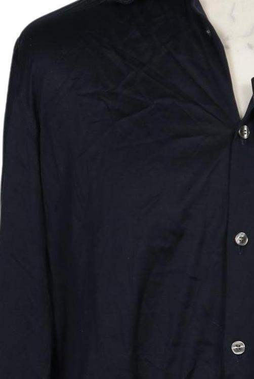 Lacoste Herrenhemd Marineblau Gr. 43 Baumwolle 5