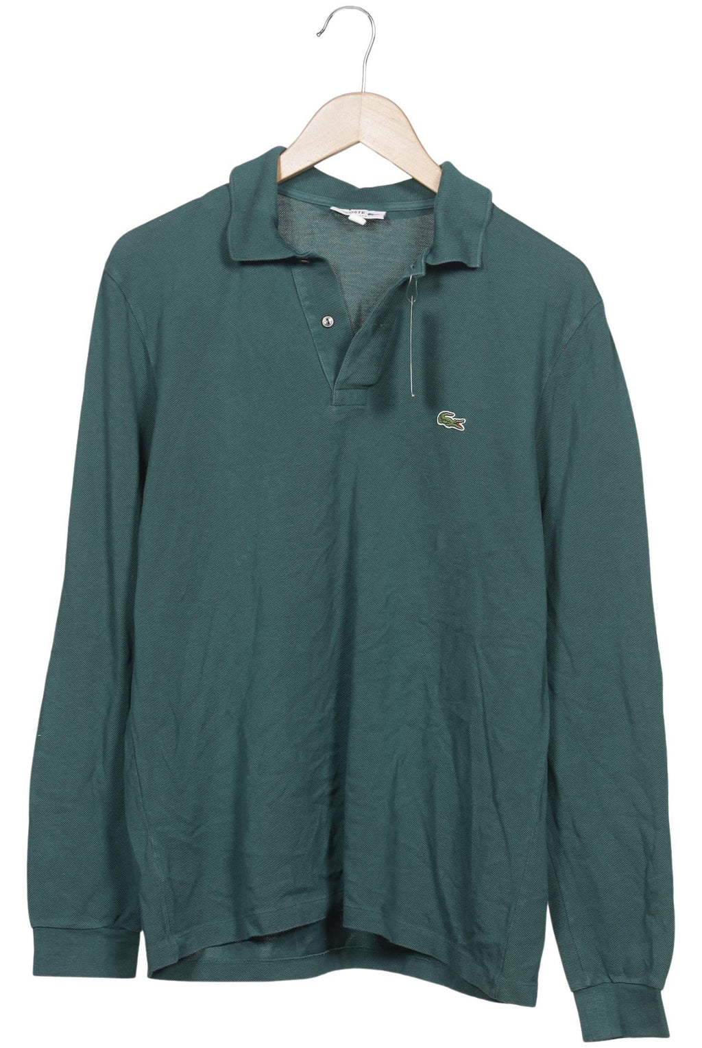 Lacoste Men Polo Shirt Green Size L Cotton 9