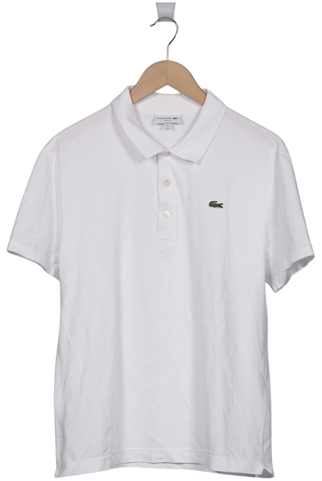 Lacoste 5 Polo Shirt White Size L 4