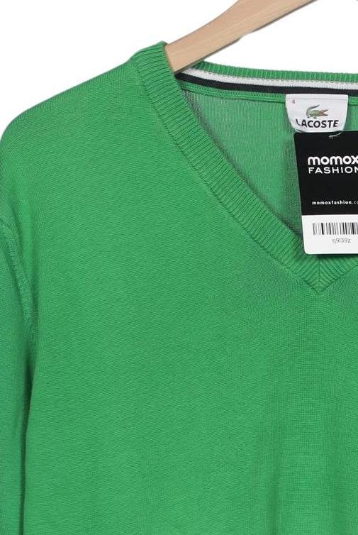 Lacoste Herren Pullover Grün Größe M Baumwolle 4