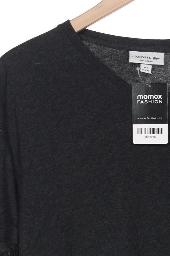 Lacoste Men T-Shirt Gray XXL Cotton 5