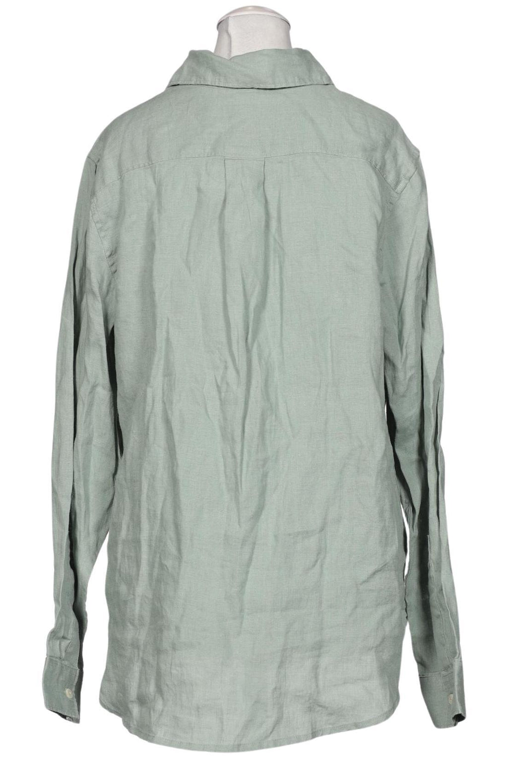 Lands End Women's Blouse Light Green XS Linen 3