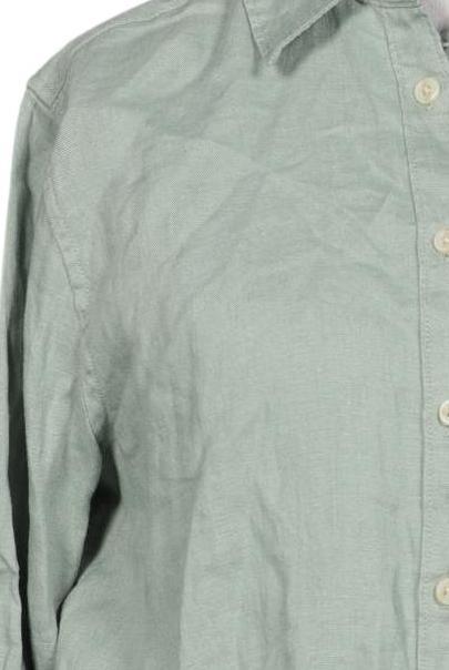 Lands End Women's Blouse Light Green XS Linen 4