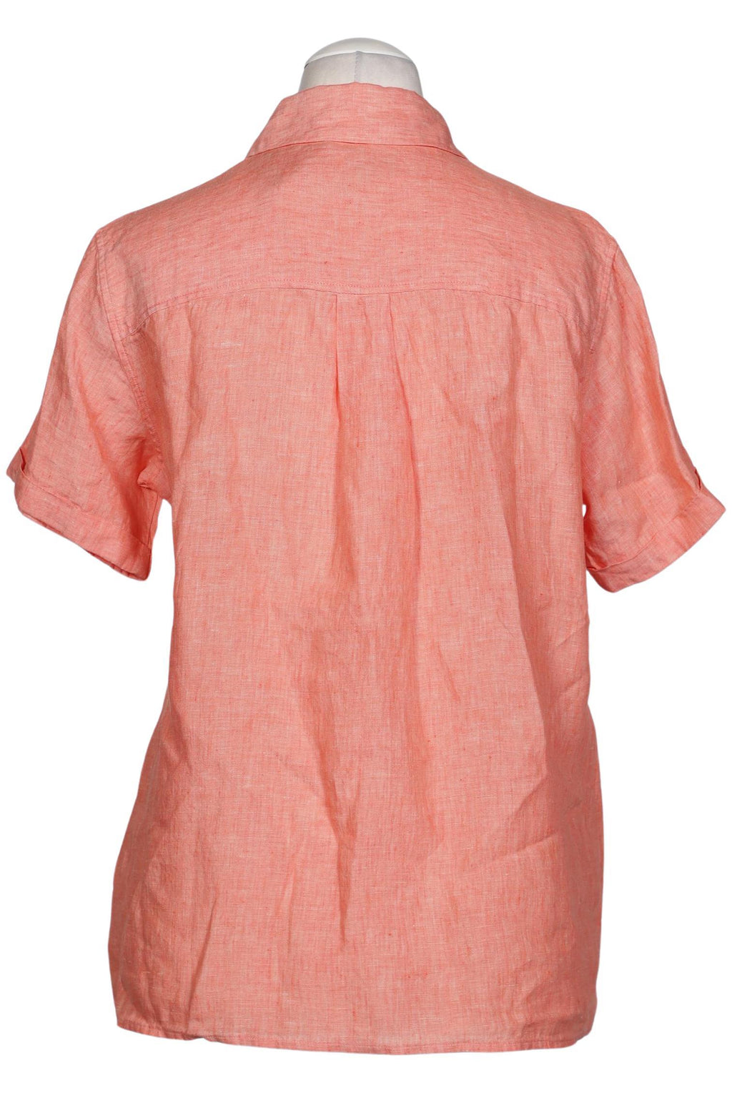 Lands End Women's Blouse Pink Size S Linen 10