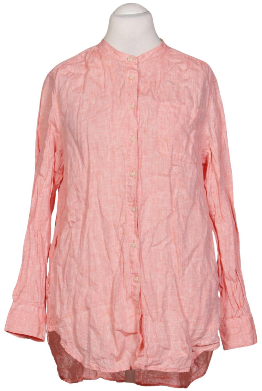 Lands End Women's Blouse Pink Size L Linen 3