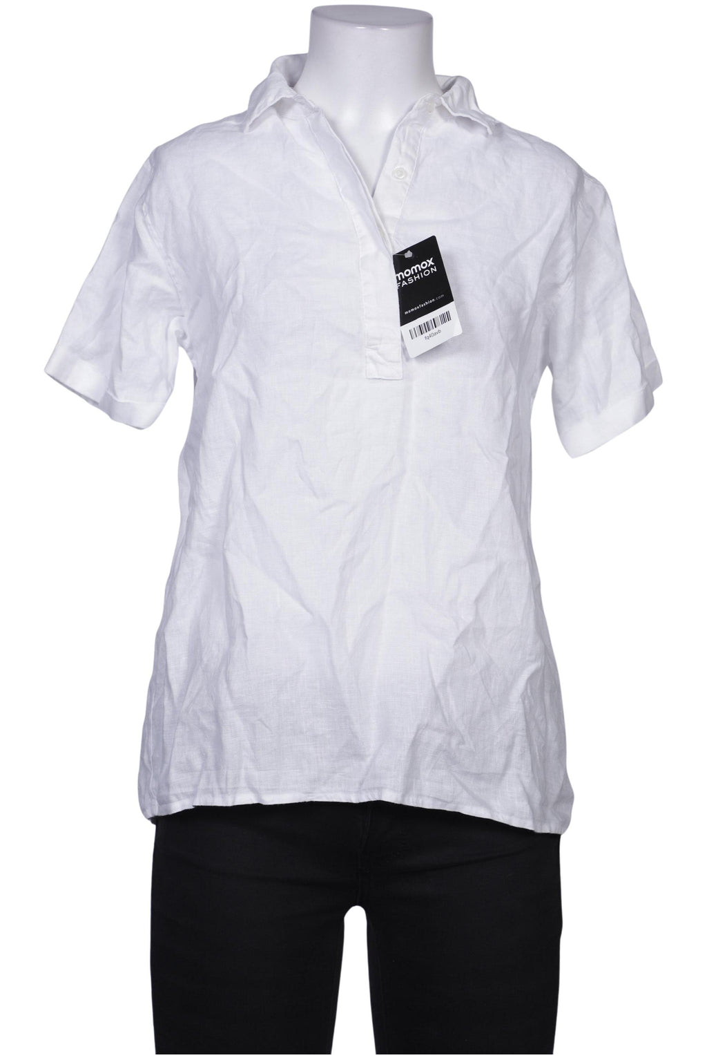 Lands End Women's Blouse White Size XS Linen 2