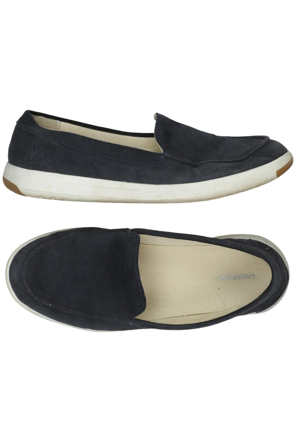 Lands End Women's Half Shoe Navy Leather EU 39 3