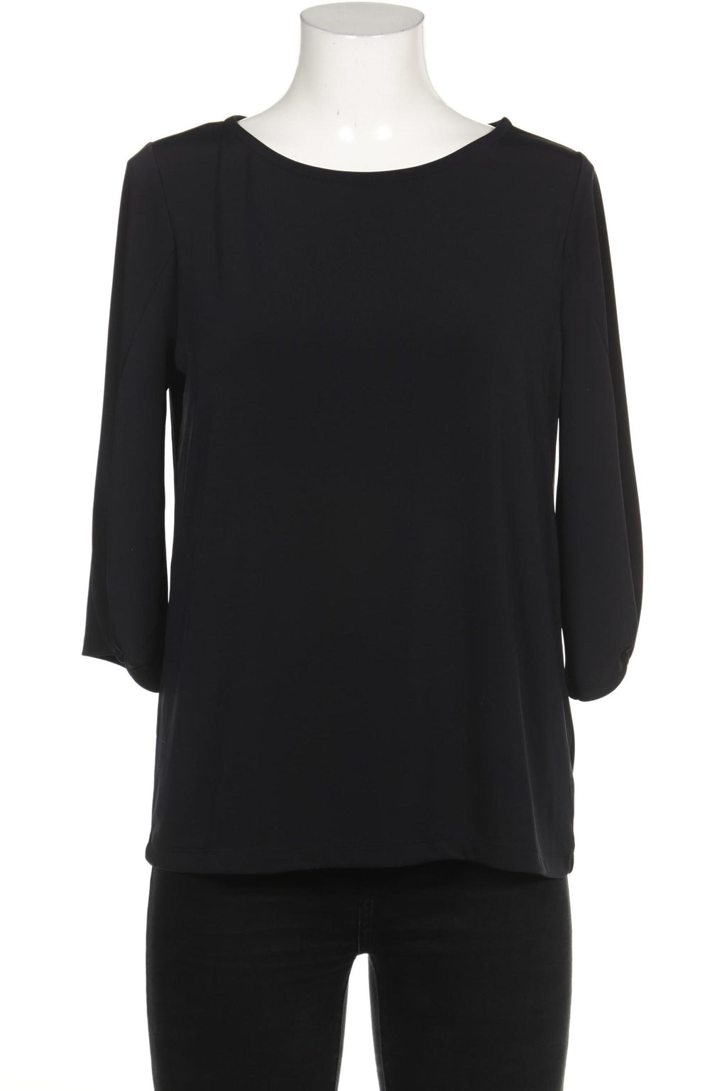 Lands End Women Long Sleeve Shirt Black M 4