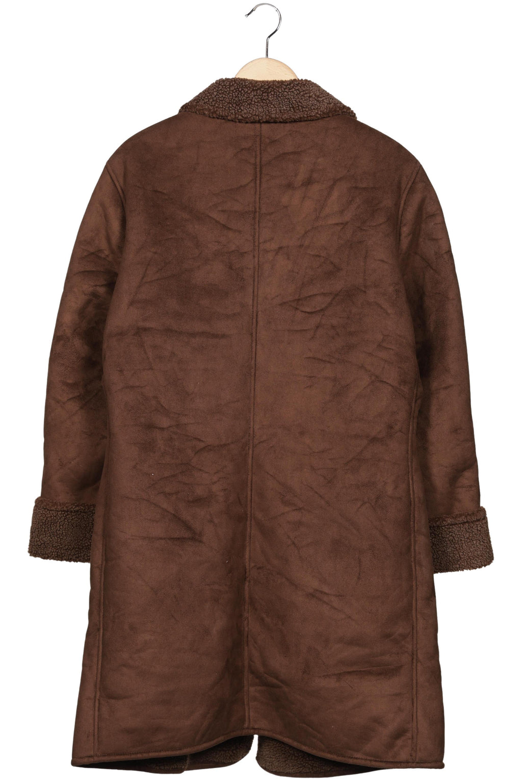 Lands End Women Coat Brown L Synthetic 4