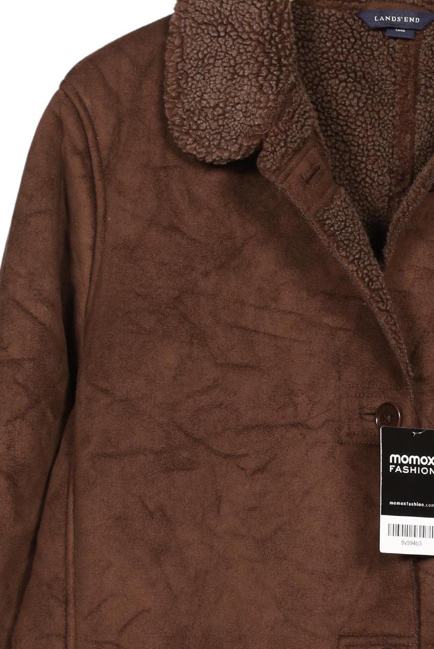 Lands End Women Coat Brown L Synthetic 5