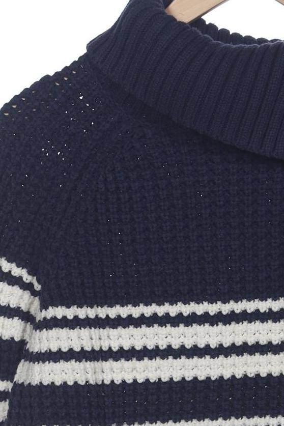 Lands End Women's Sweater Navy Size M 4