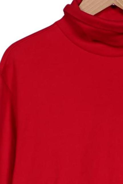 Lands End Damen Pullover Rot M 4