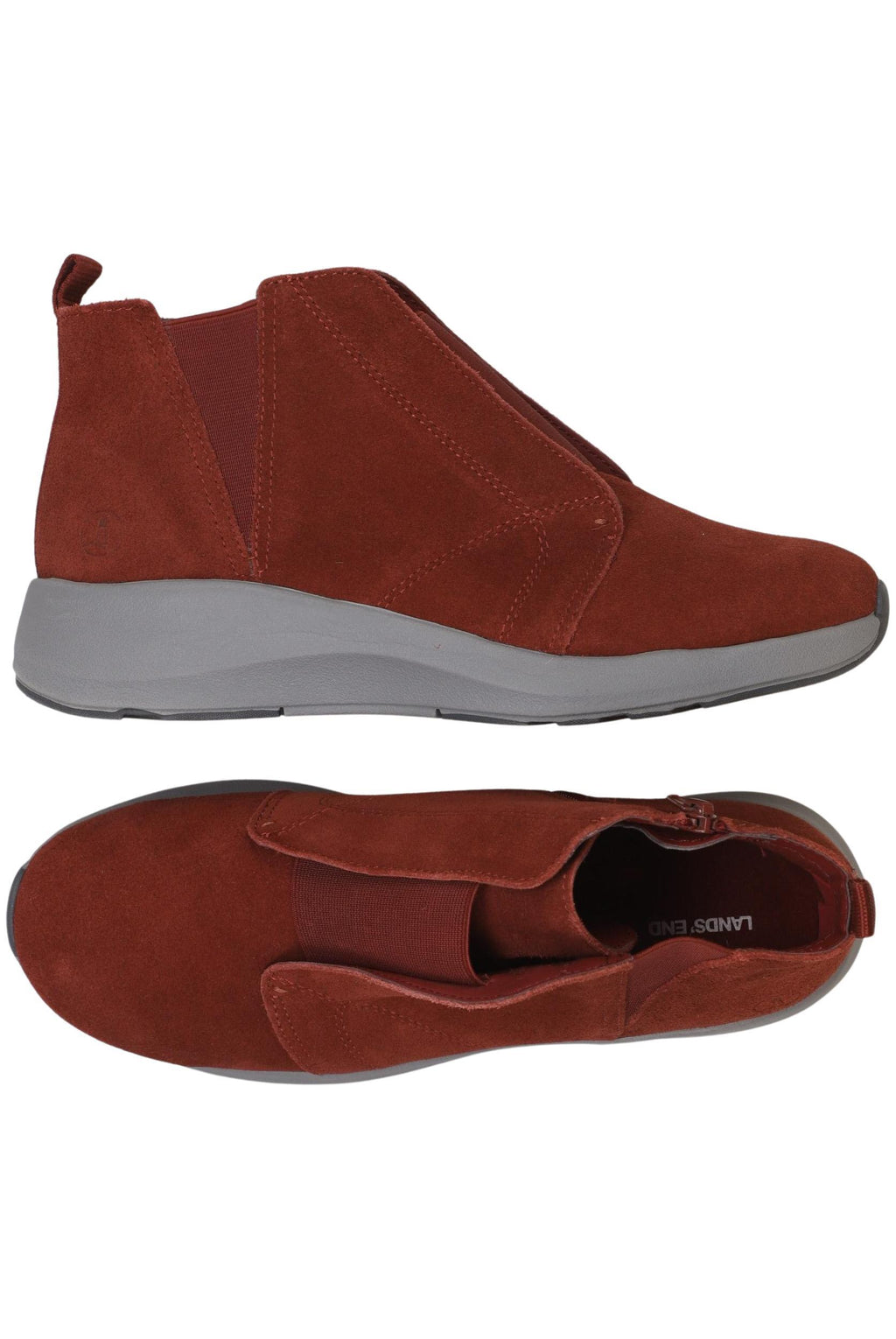 Lands End Bottine Femme Rouge EU 39 Cuir 2